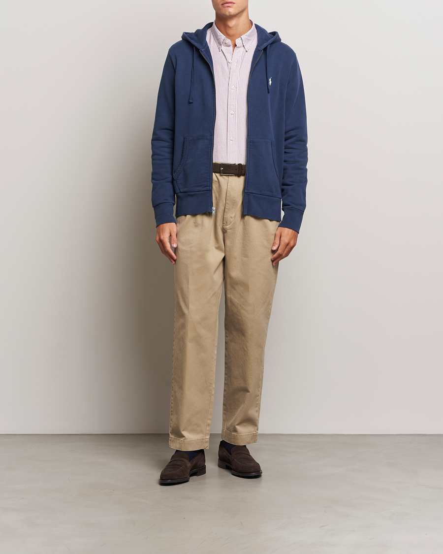 Herre | Trøjer | Polo Ralph Lauren | Loopback Terry Full-Zip Hoodie Cruise Navy