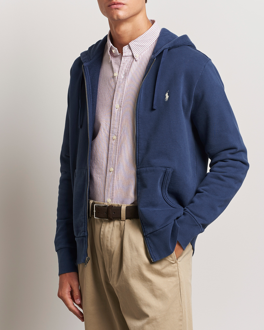 Herre | Trøjer | Polo Ralph Lauren | Loopback Terry Full-Zip Hoodie Cruise Navy