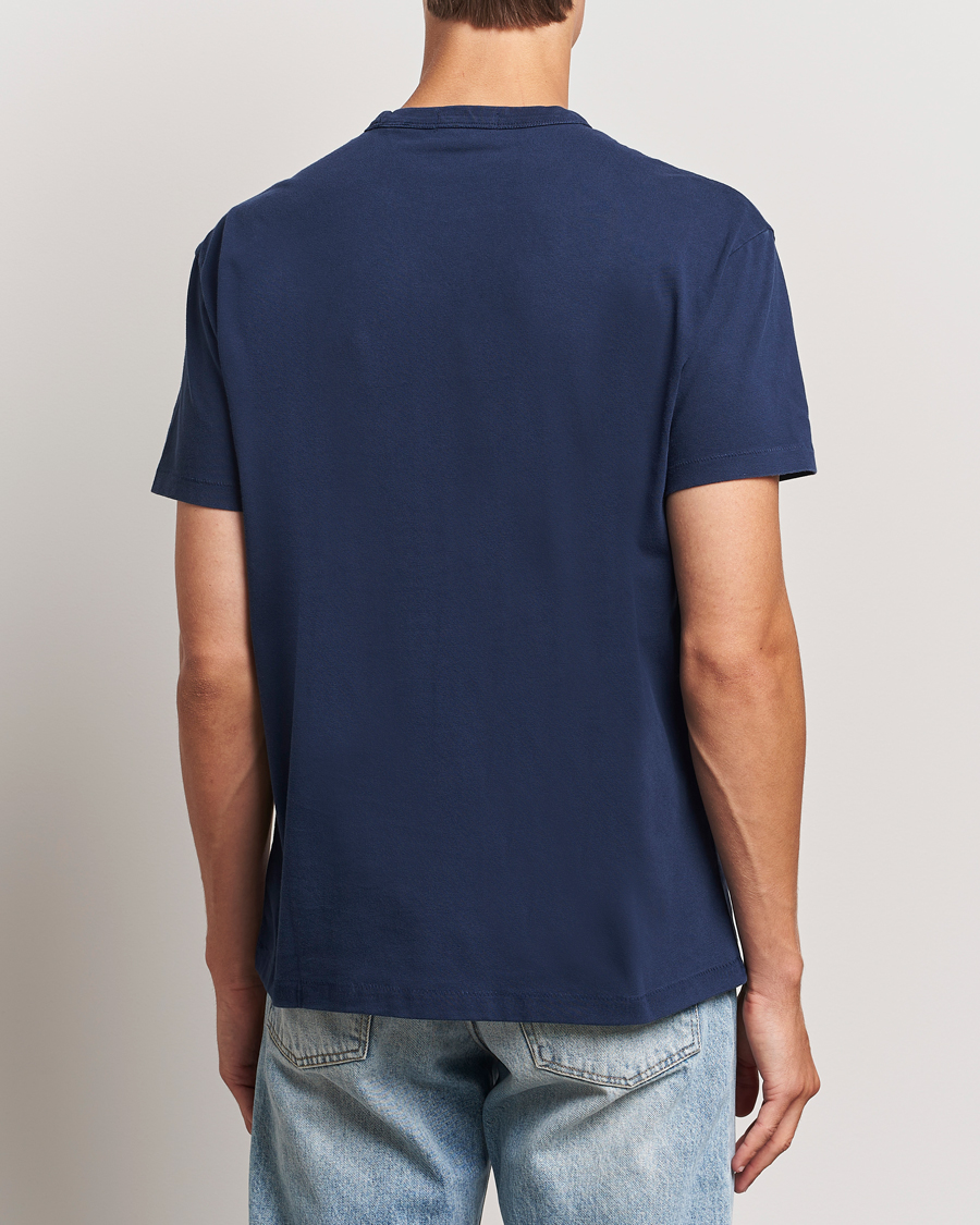 Herre | T-Shirts | Polo Ralph Lauren | Tonal Polo Player Tee Cruise Navy