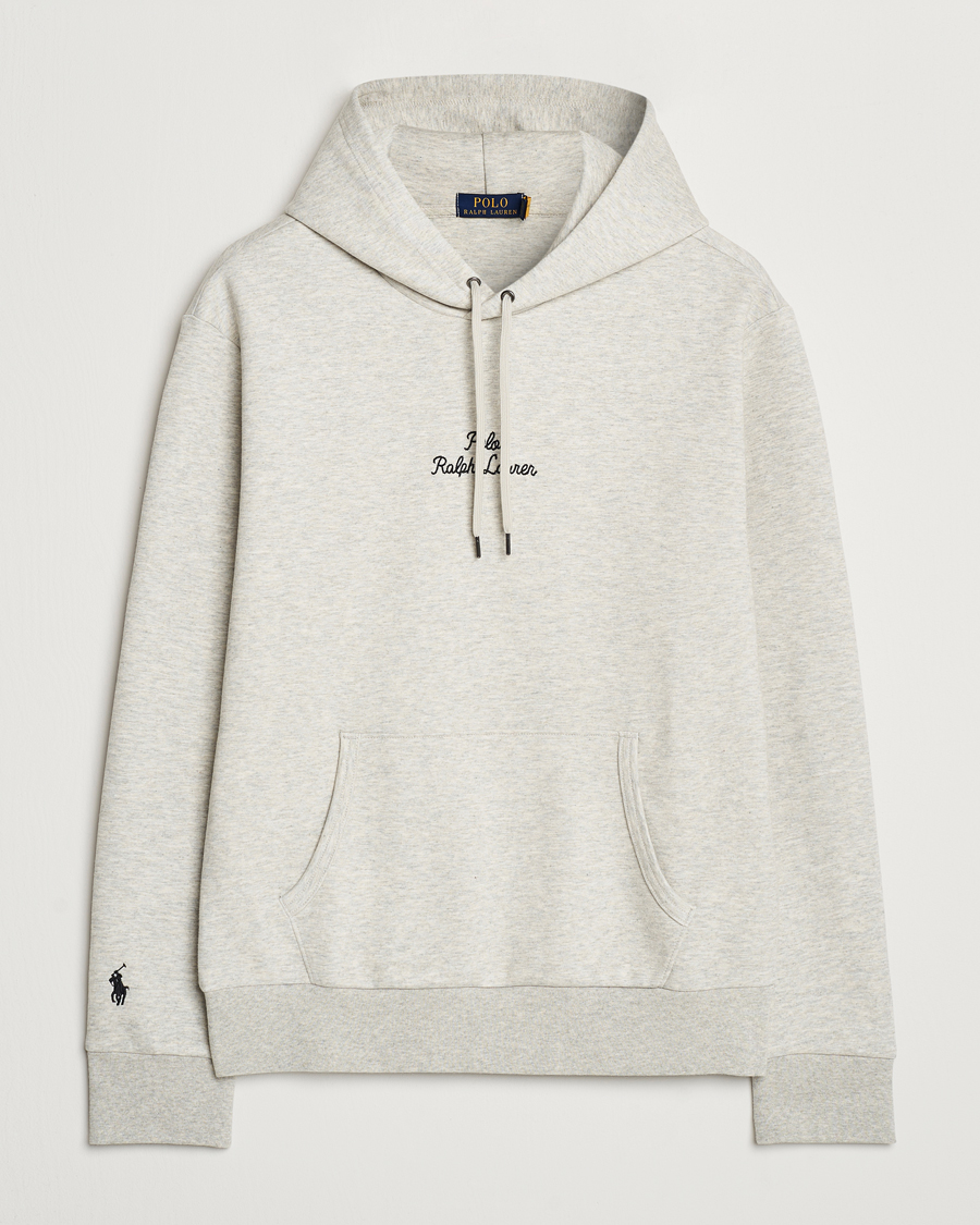 Herre | Trøjer | Polo Ralph Lauren | Central Logo Hoodie Lt Sport Heather