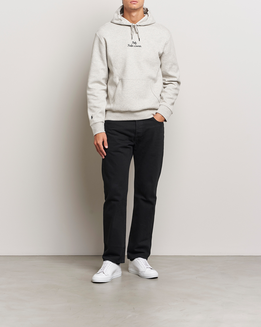 Herre | Trøjer | Polo Ralph Lauren | Central Logo Hoodie Lt Sport Heather