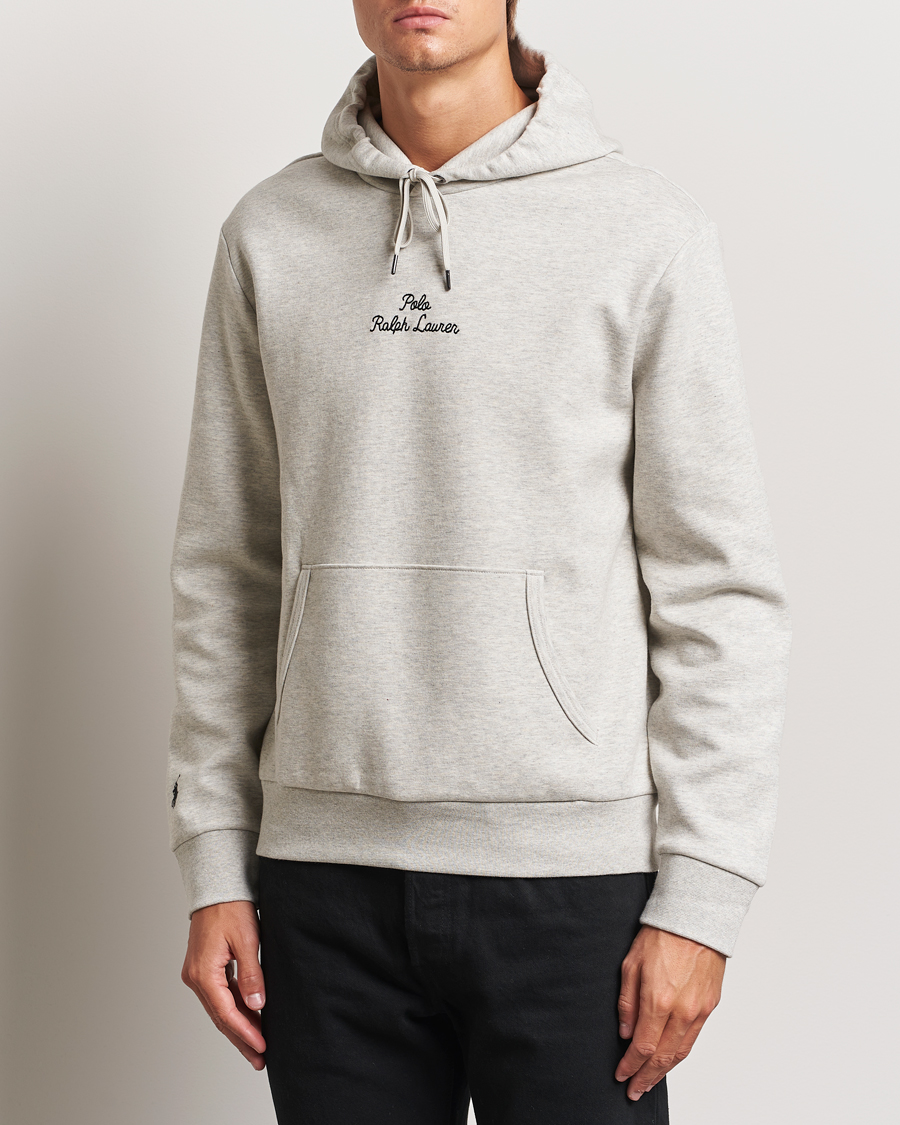 Herre | Trøjer | Polo Ralph Lauren | Central Logo Hoodie Lt Sport Heather