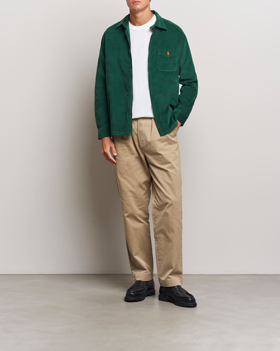 Herre | Skjorter | Polo Ralph Lauren | Corduroy Shirt Jacket Vintage Pine
