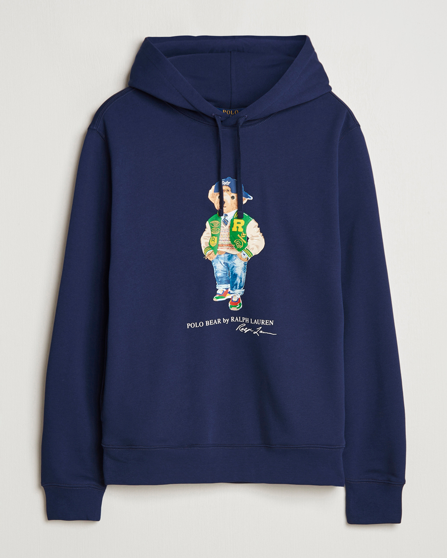 Herre | Trøjer | Polo Ralph Lauren | Varsity Bear Hoodie Navy