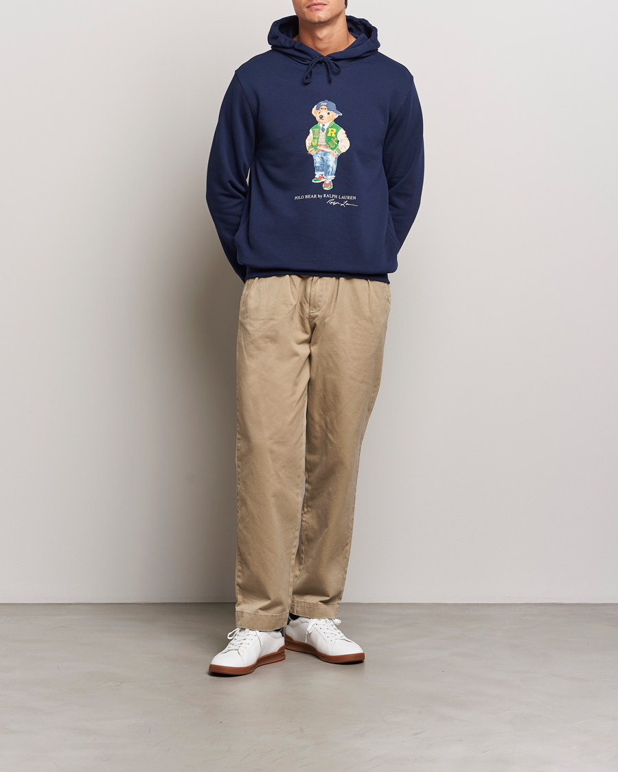 Herre | Trøjer | Polo Ralph Lauren | Varsity Bear Hoodie Navy