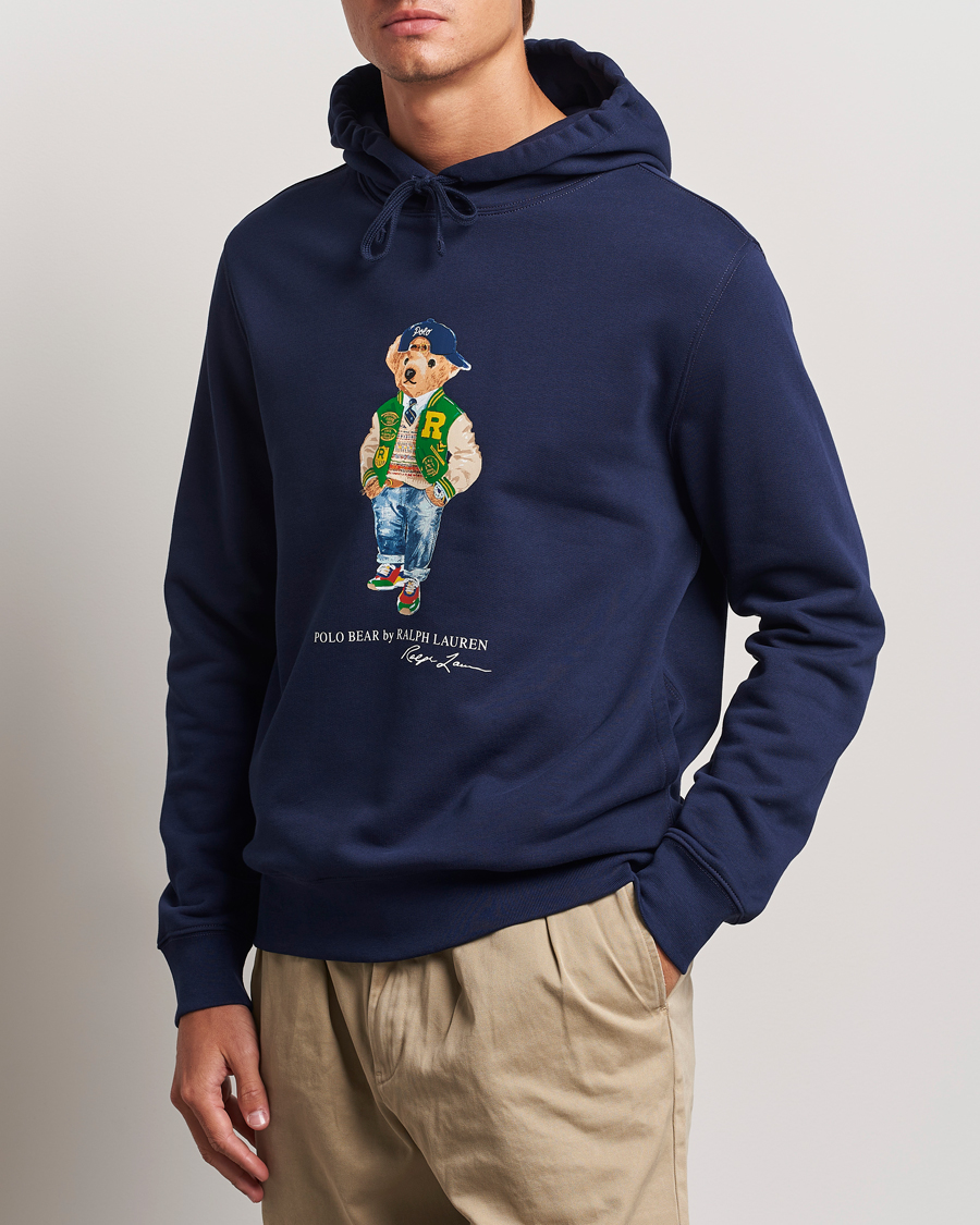 Herre | Trøjer | Polo Ralph Lauren | Varsity Bear Hoodie Navy