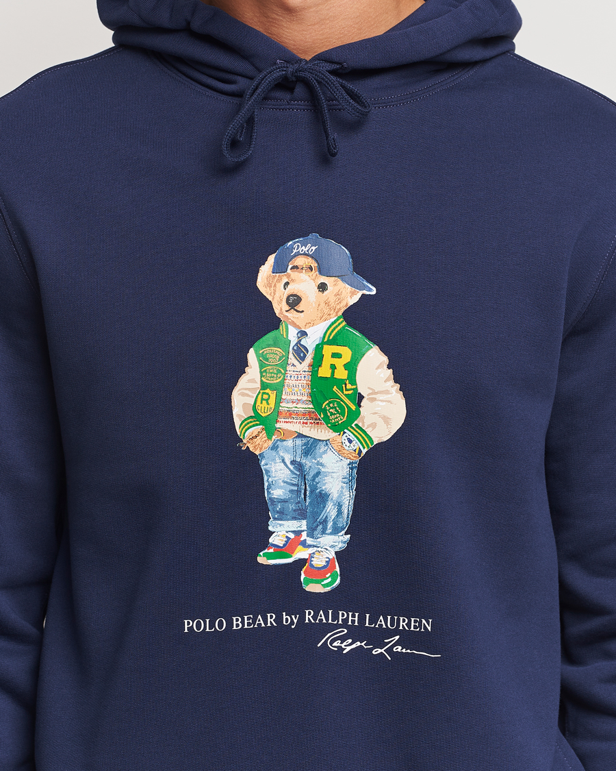 Herre | Trøjer | Polo Ralph Lauren | Varsity Bear Hoodie Navy