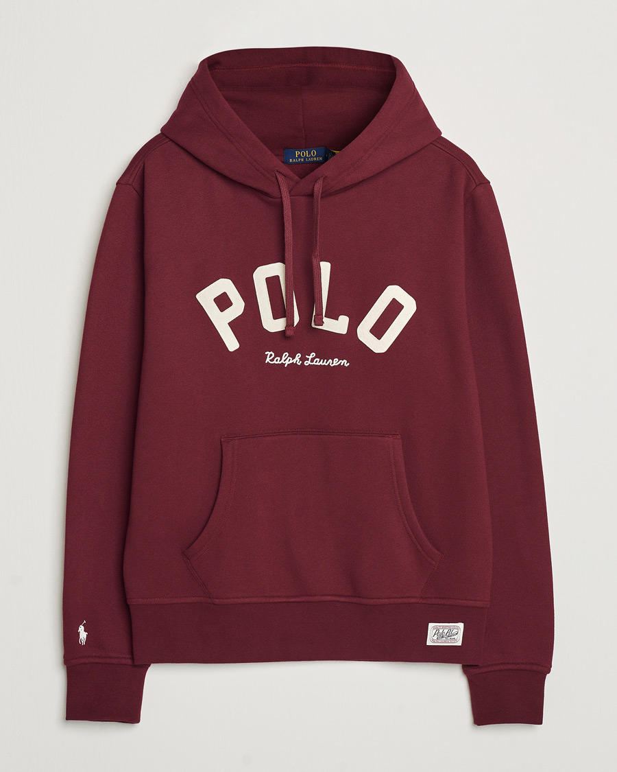 Herre | Trøjer | Polo Ralph Lauren | RL Varsity Fleece Hoodie Classic Wine
