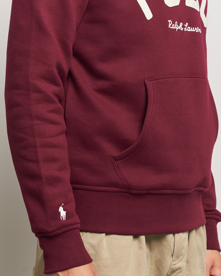 Herre | Trøjer | Polo Ralph Lauren | RL Varsity Fleece Hoodie Classic Wine