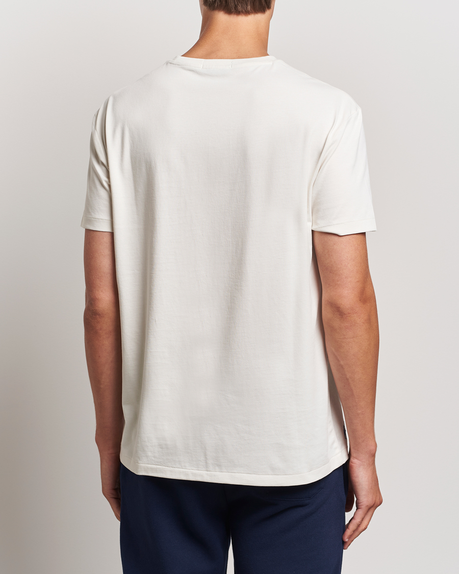 Herre | T-Shirts | Polo Ralph Lauren | RL Varsity Tee Antique Cream
