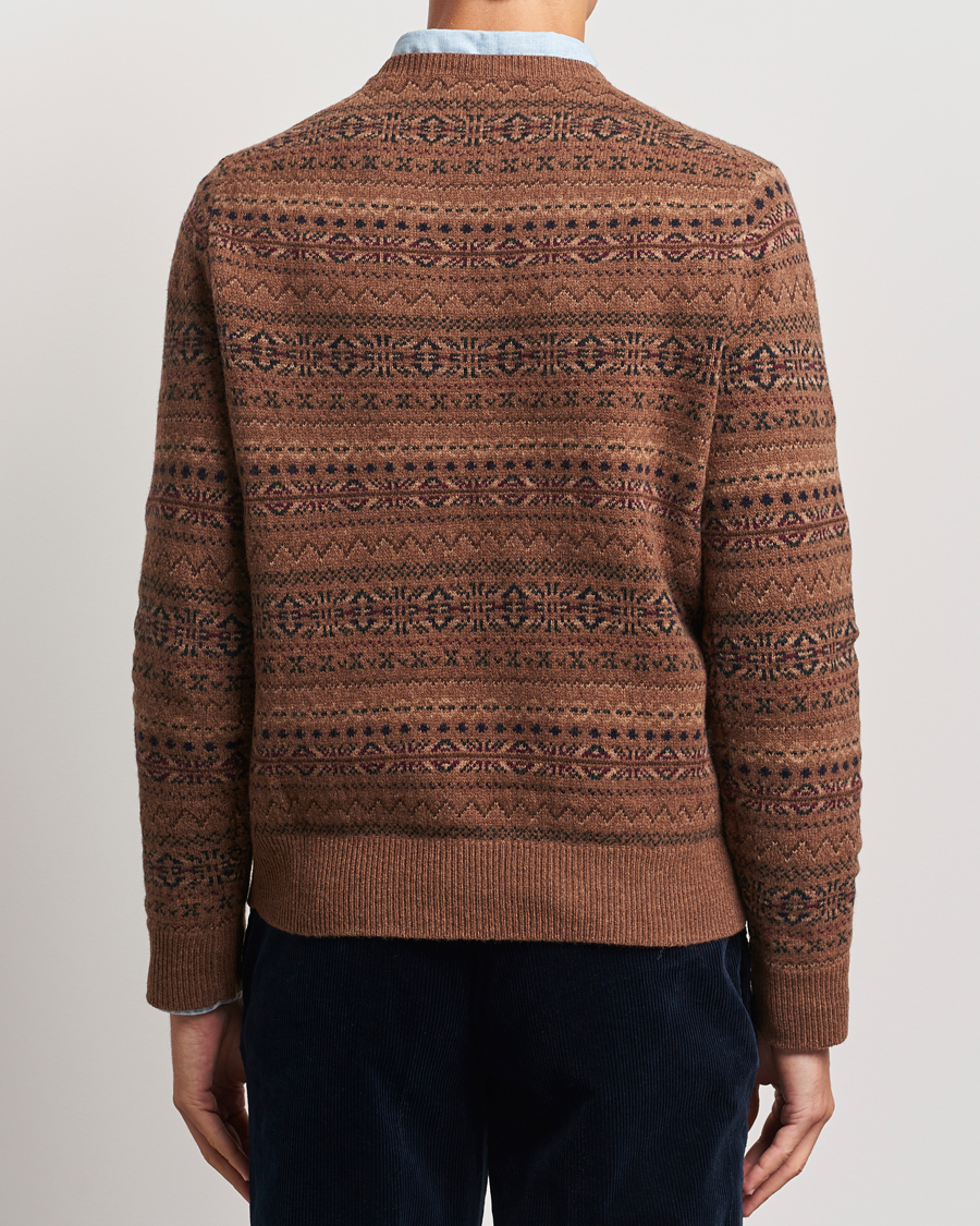 Herre | Trøjer | Polo Ralph Lauren | Wool Fairisle Sweater Camel Combo