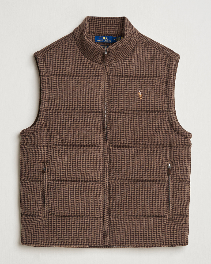 Herre | Jakker | Polo Ralph Lauren | Quilted Vest Cedar Heather Dogtooth