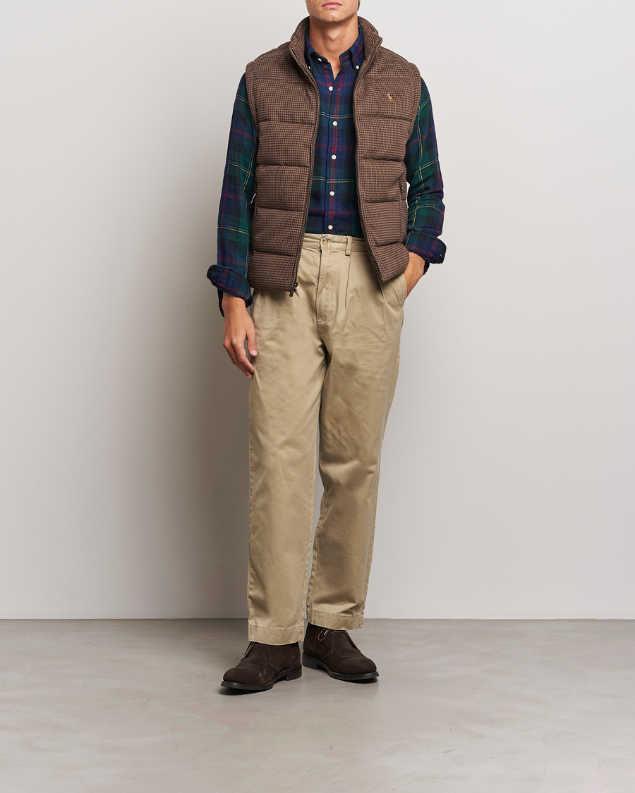 Herre | Jakker | Polo Ralph Lauren | Quilted Vest Cedar Heather Dogtooth