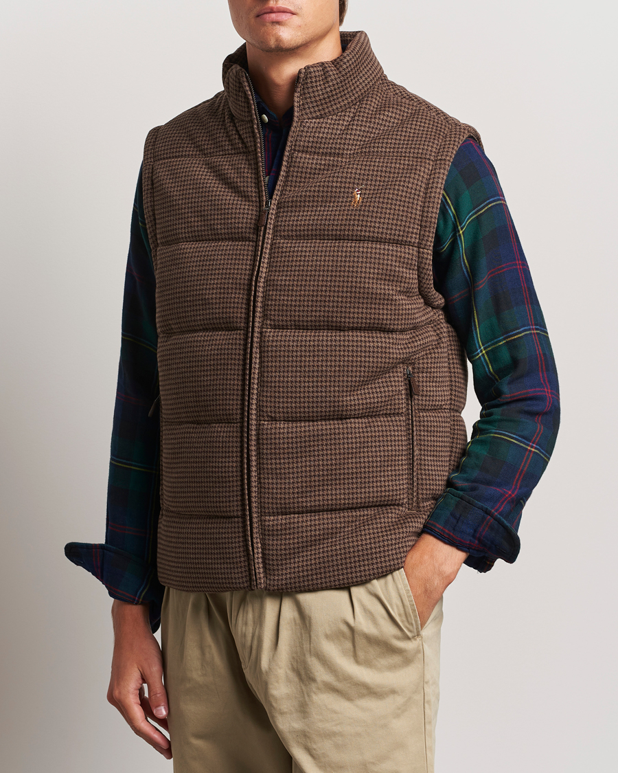 Herre | Jakker | Polo Ralph Lauren | Quilted Vest Cedar Heather Dogtooth