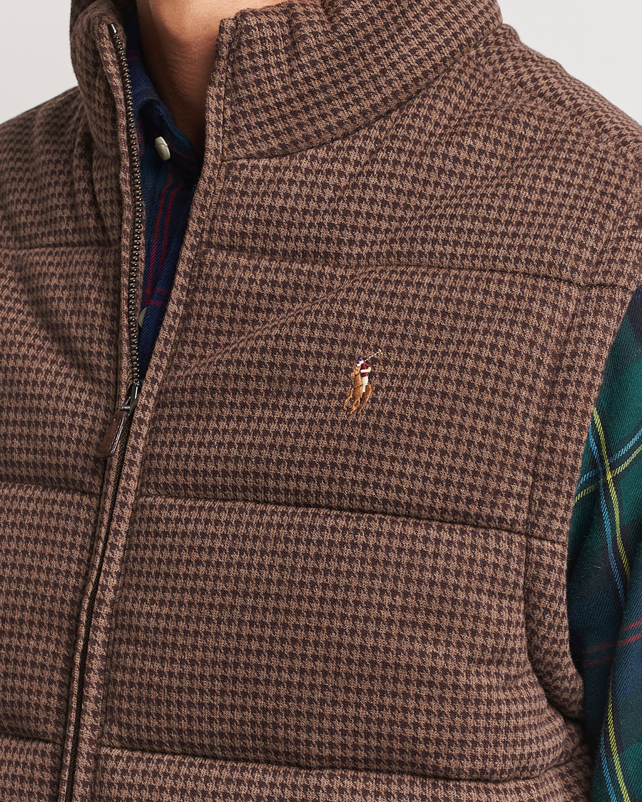 Herre | Jakker | Polo Ralph Lauren | Quilted Vest Cedar Heather Dogtooth