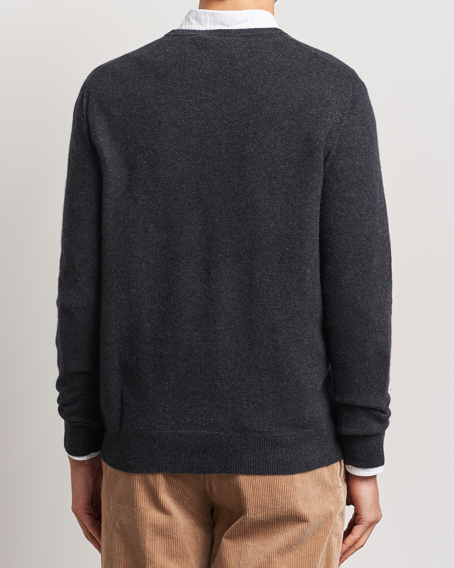 Herre | Trøjer | Polo Ralph Lauren | Holiday Dog Cashmere Sweater Dark Granite Heather