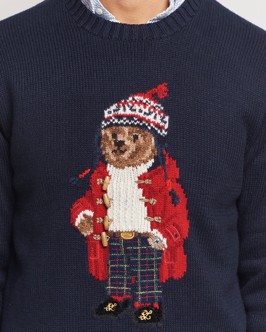 Herre | Trøjer | Polo Ralph Lauren | Holiday Bear Sweater RL Navy