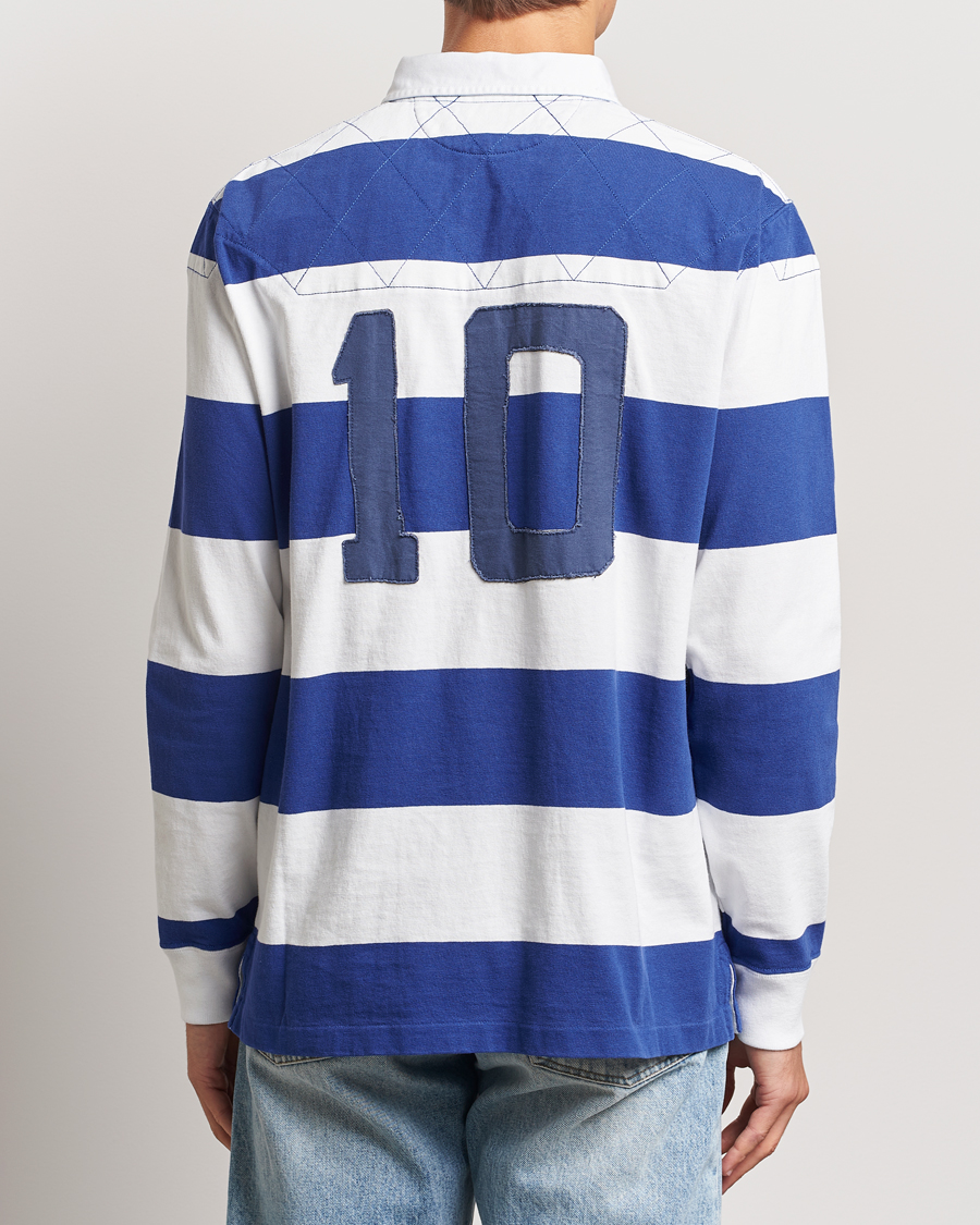 Herre | Trøjer | Polo Ralph Lauren | Rugby Patch Deckwash White/Active Blue