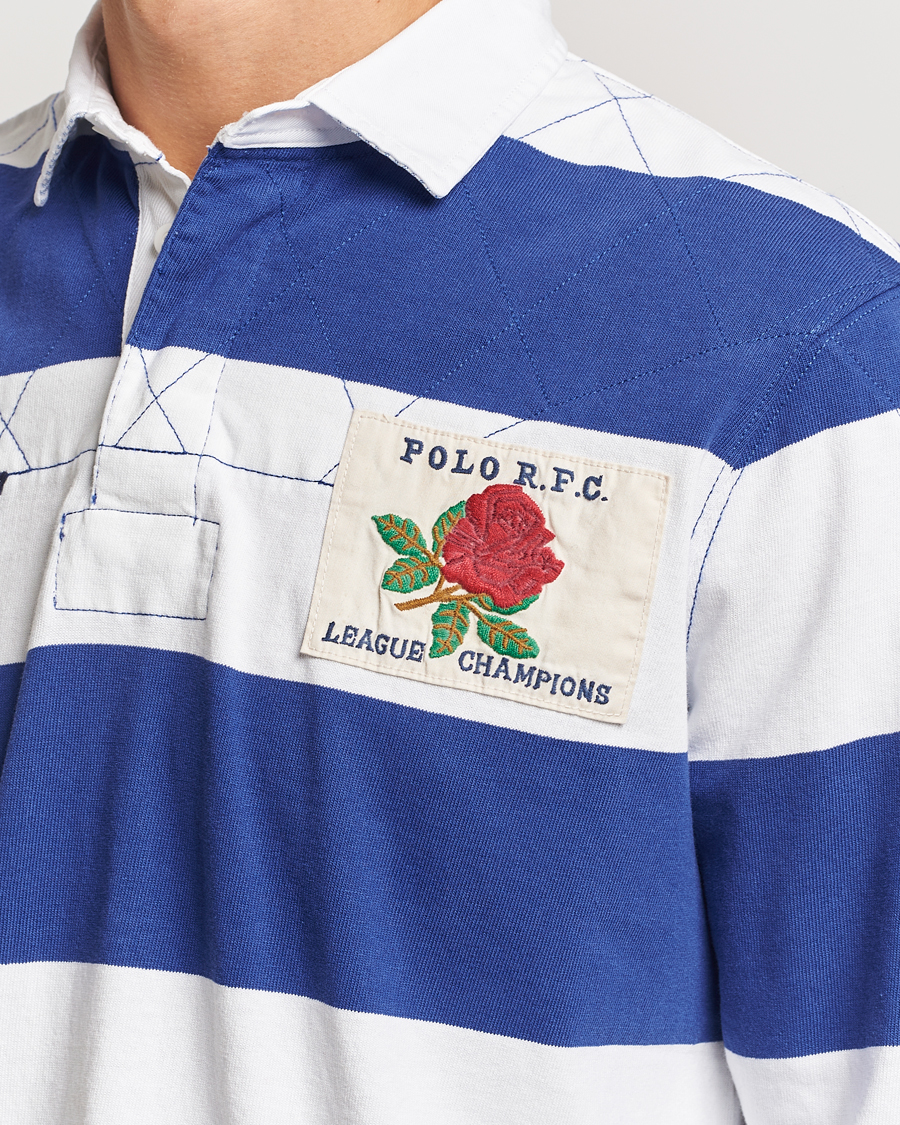 Herre | Trøjer | Polo Ralph Lauren | Rugby Patch Deckwash White/Active Blue