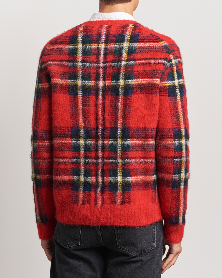 Herre | Trøjer | Polo Ralph Lauren | Plaid Wool Sweater Red Combo