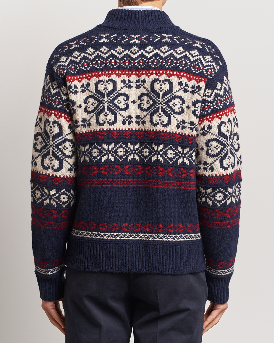 Herre | Trøjer | Polo Ralph Lauren | Wool Blend Cardigan Navy Combo