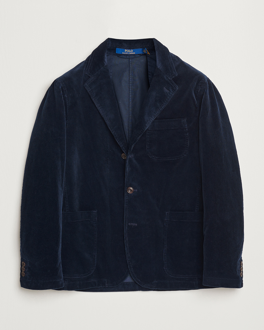 Herre | Blazere & jakker | Polo Ralph Lauren | Corduroy Stretch Blazer Aviator Navy