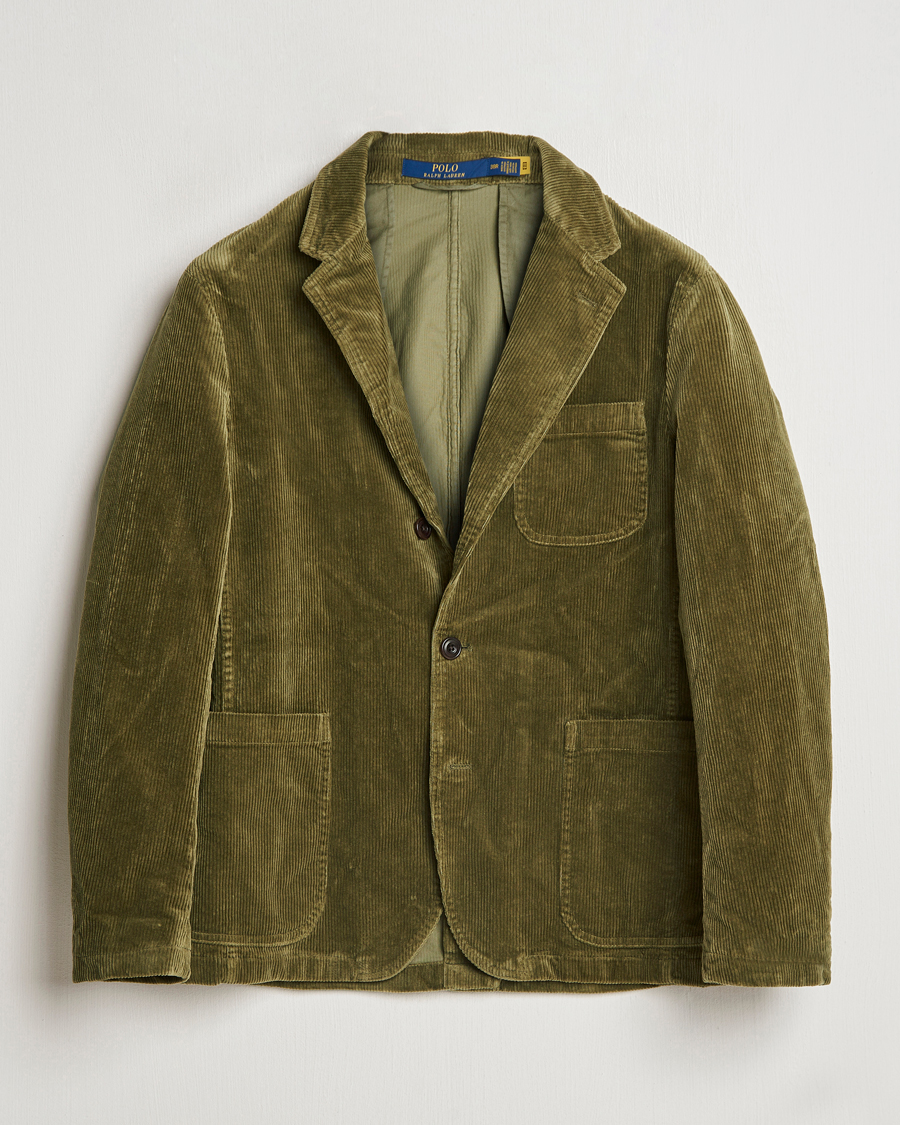 Herre | Blazere & jakker | Polo Ralph Lauren | Corduroy Stretch Blazer Country Olive