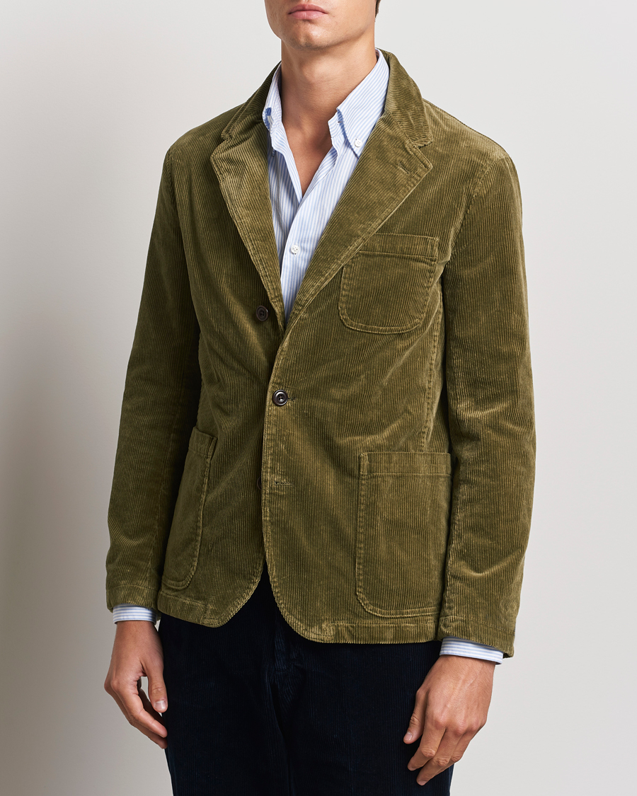 Herre | Blazere & jakker | Polo Ralph Lauren | Corduroy Stretch Blazer Country Olive