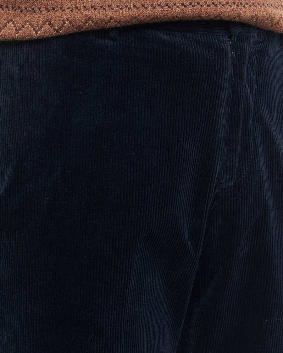 Herre | Bukser | Polo Ralph Lauren | Corduroy Pleated Trousers Aviator Navy