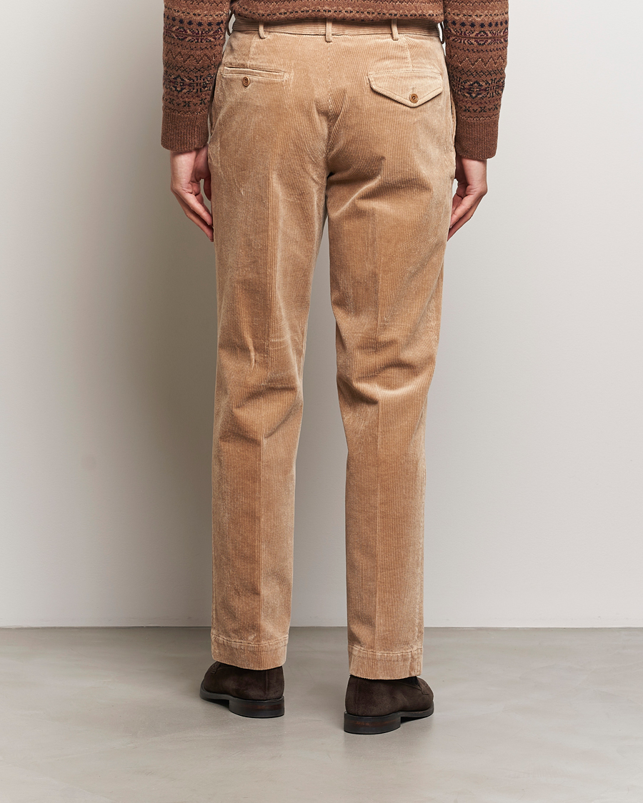 Herre | Bukser | Polo Ralph Lauren | Corduroy Pleated Trousers Hazelnut