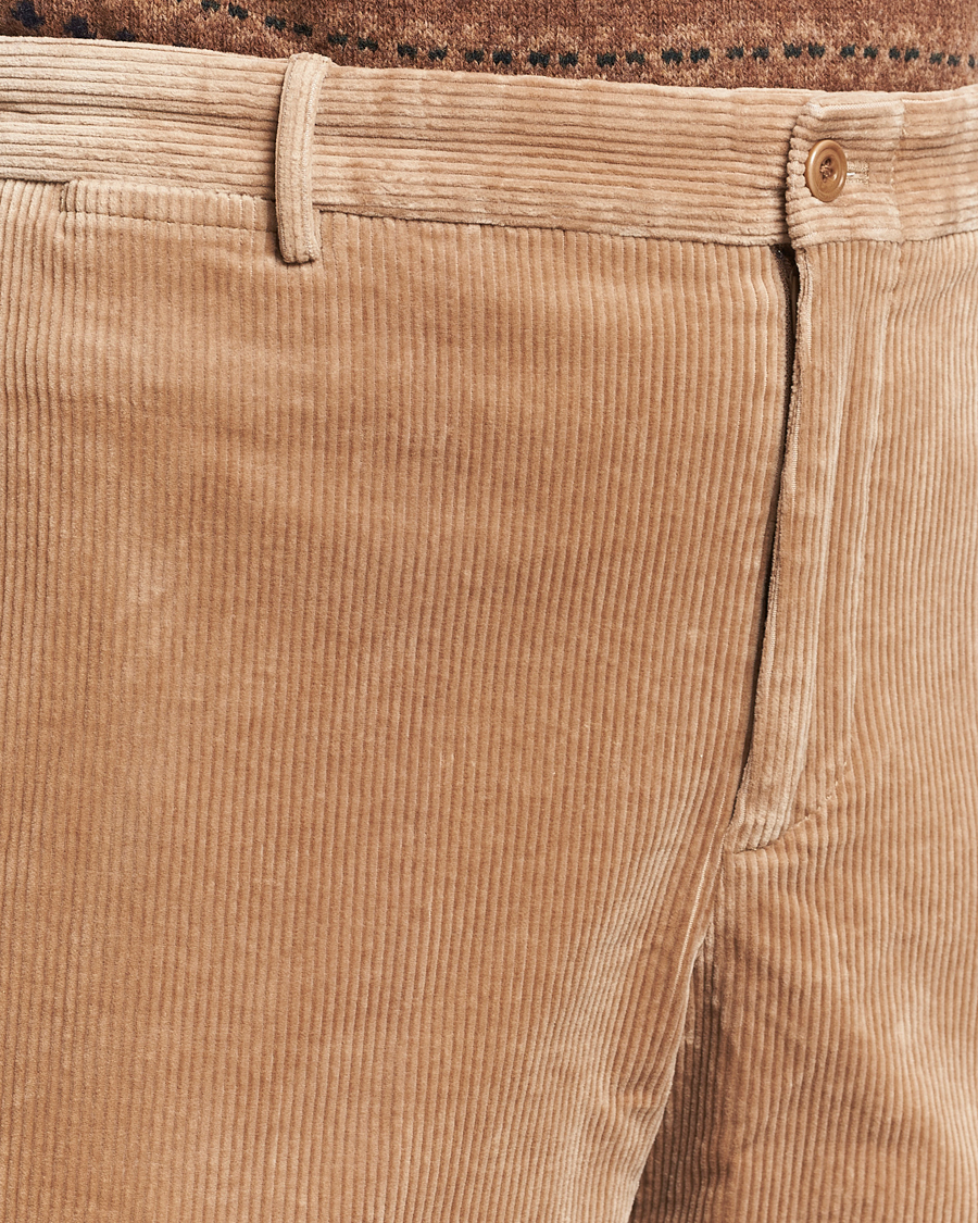 Herre | Bukser | Polo Ralph Lauren | Corduroy Pleated Trousers Hazelnut