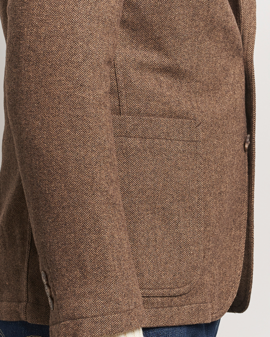 Herre | Blazere & jakker | Polo Ralph Lauren | Classic Herringbone Sportcoat Brown/Tan