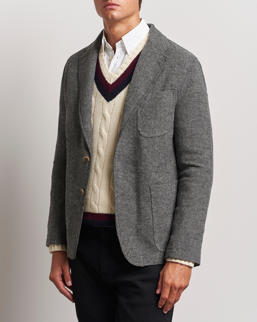 Herre | Blazere & jakker | Polo Ralph Lauren | Classic Herringbone Sportcoat Black/Cream