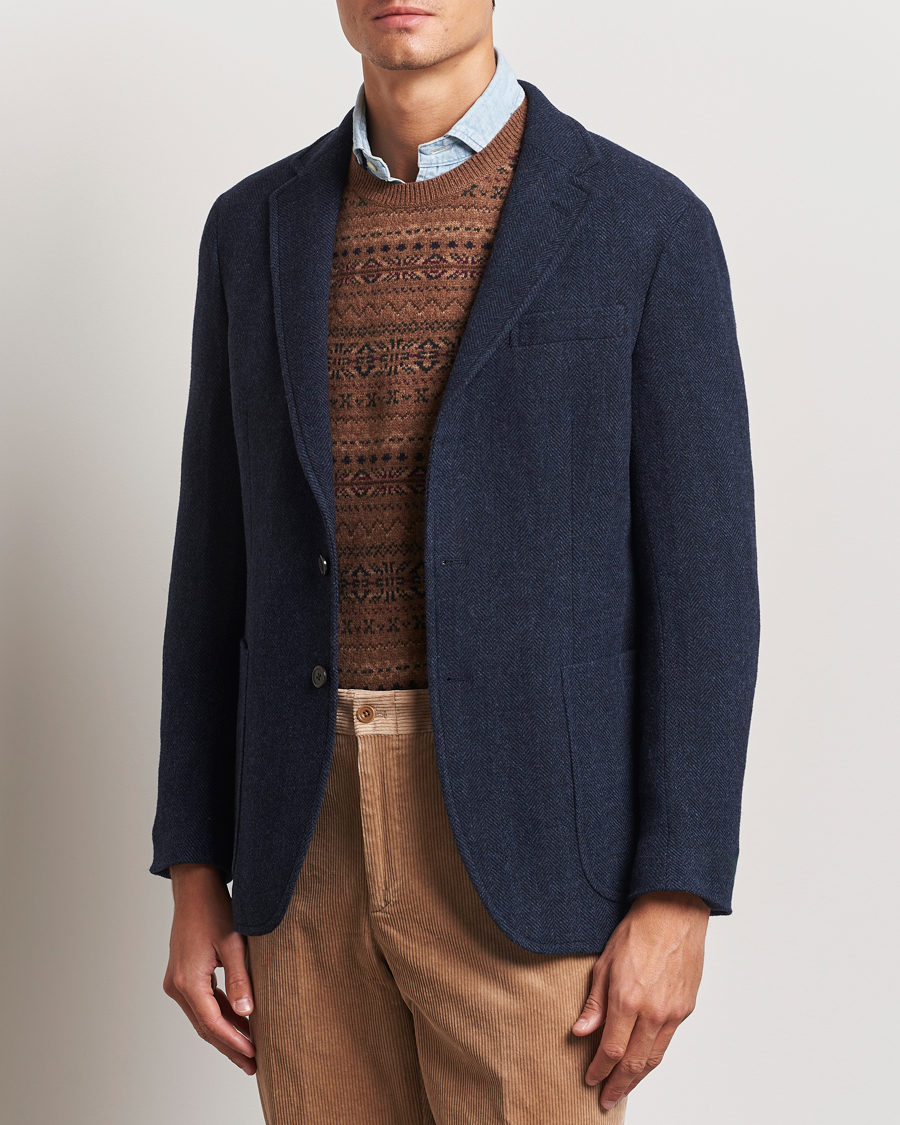 Herre | Blazere & jakker | Polo Ralph Lauren | Broken Herringbone Sportcoat Navy Multi