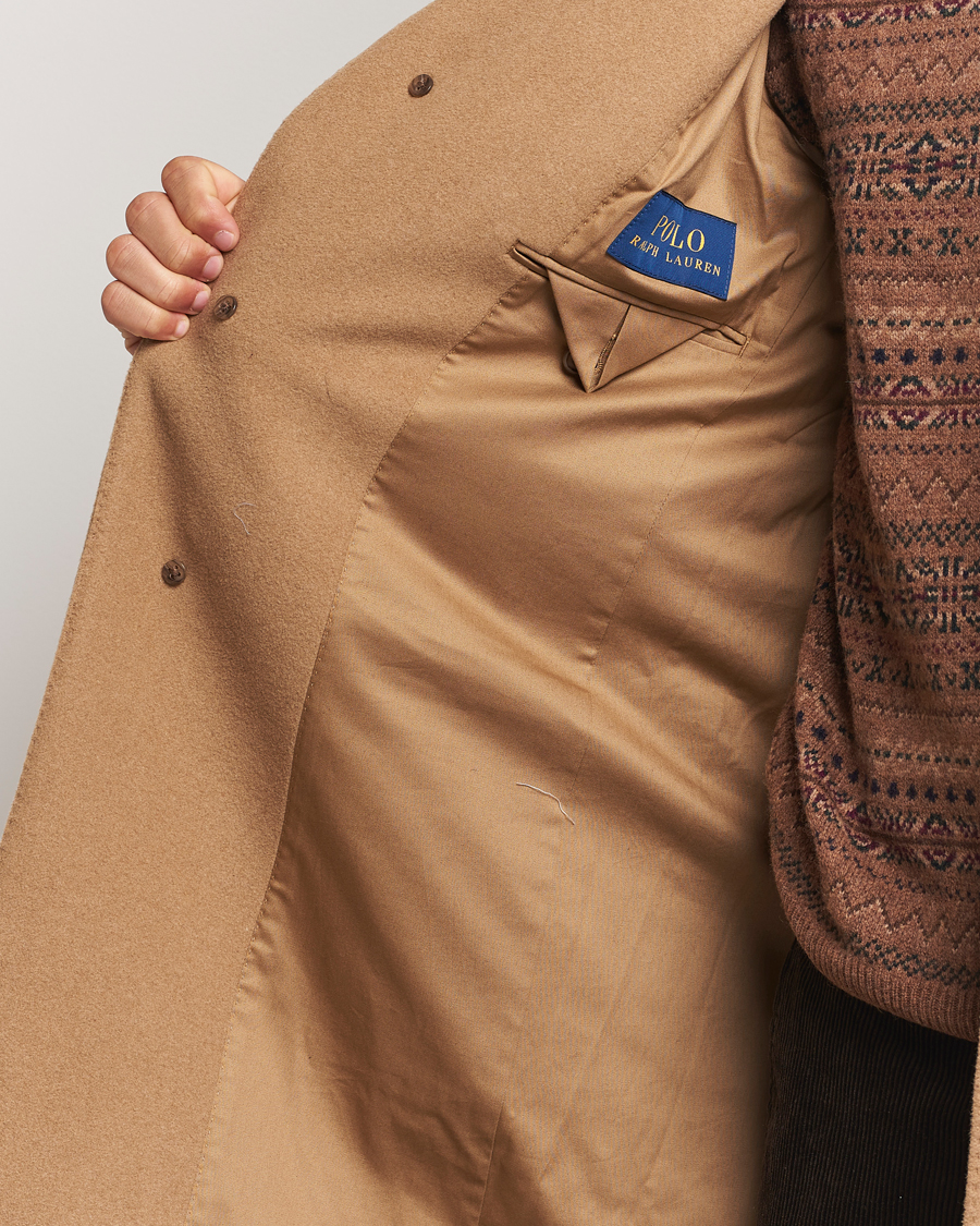 Herre | Jakker | Polo Ralph Lauren | Paddock Wool Coat Camel