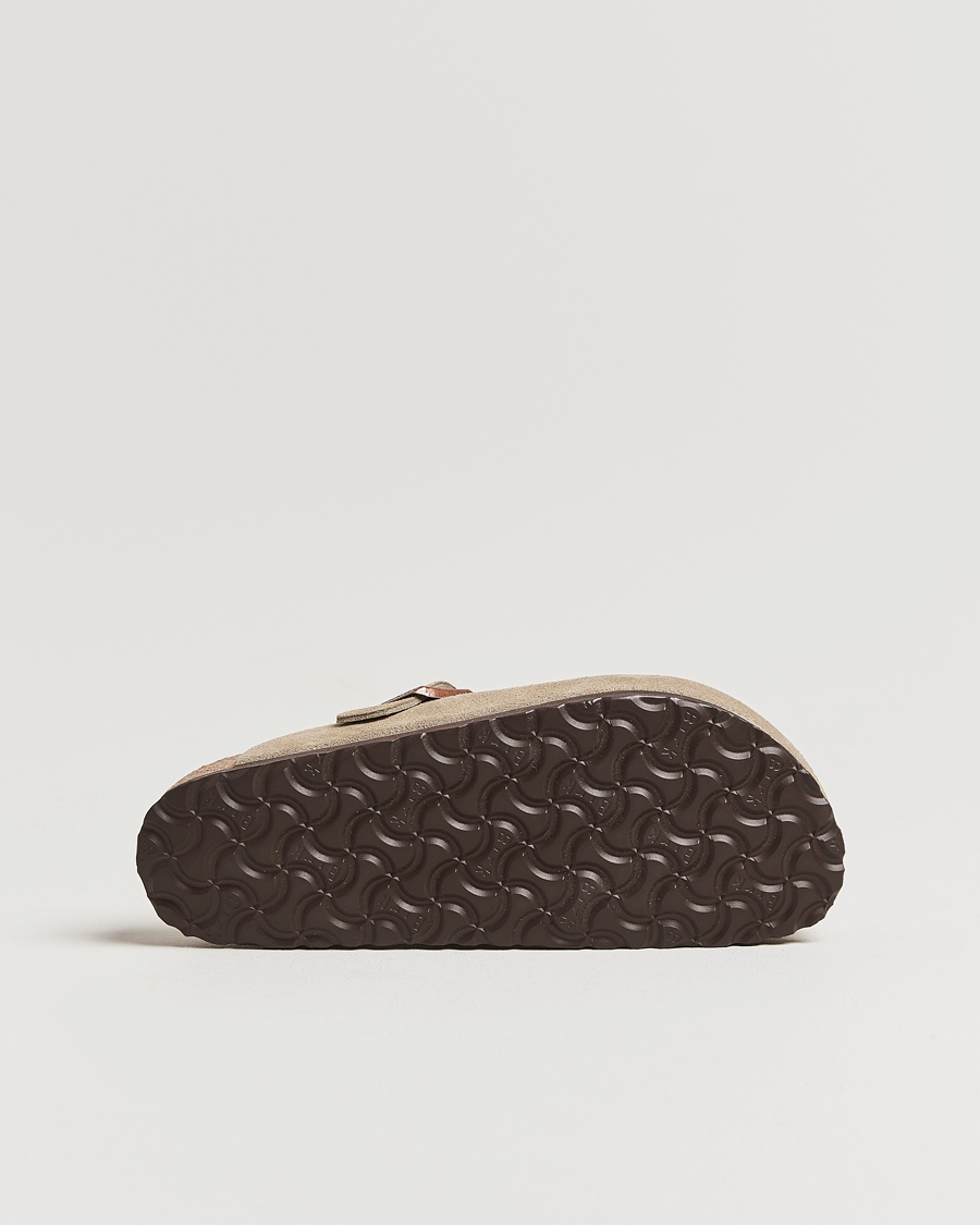 Herre | Sandaler & Hjemmesko | BIRKENSTOCK | Woman Boston Soft Footbed Taupe Suede