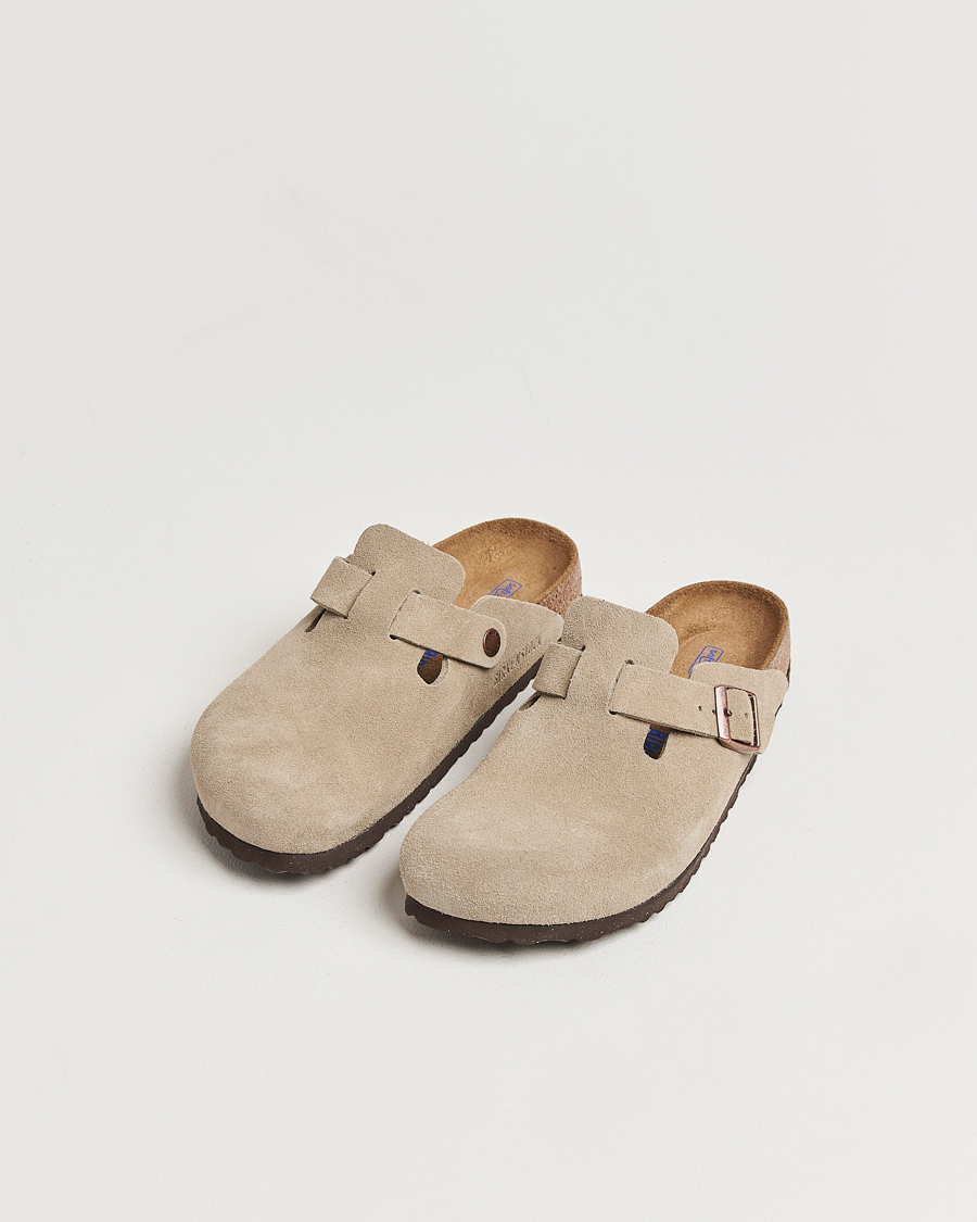 Herre | Sandaler & Hjemmesko | BIRKENSTOCK | Woman Boston Soft Footbed Taupe Suede