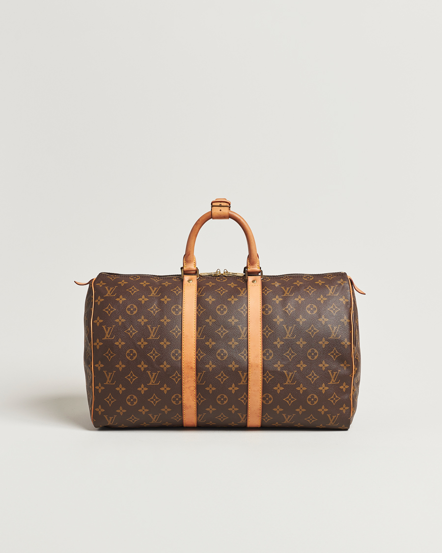 Herre | Louis Vuitton Pre-Owned Keepall 45 Bag Monogram | Louis Vuitton Pre-Owned | Keepall 45 Bag Monogram