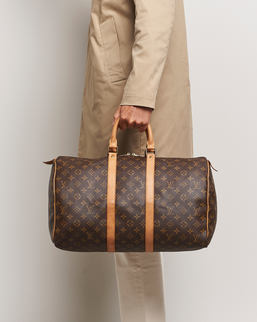 Herre | Louis Vuitton Pre-Owned Keepall 45 Bag Monogram | Louis Vuitton Pre-Owned | Keepall 45 Bag Monogram