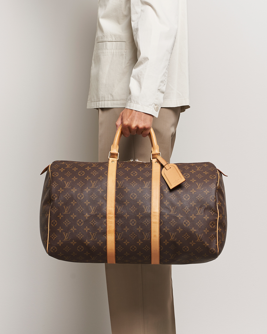 Herre | Louis Vuitton Pre-Owned Keepall 50 Bag Monogram | Louis Vuitton Pre-Owned | Keepall 50 Bag Monogram