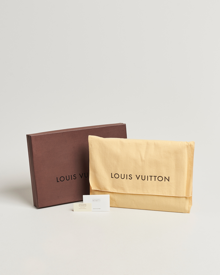 Herre | Louis Vuitton Pre-Owned Poche Joule GM Clutch Bag Damier Graphite | Louis Vuitton Pre-Owned | Poche Joule GM Clutch Bag Damier Graphite
