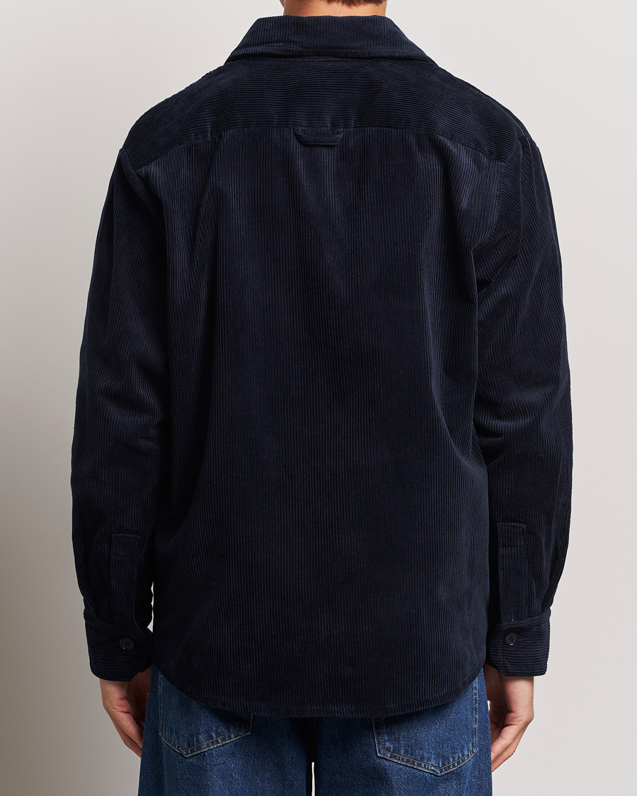 Herre | Skjorter | A.P.C. | Bobby Corduroy Overshirt Dark Navy