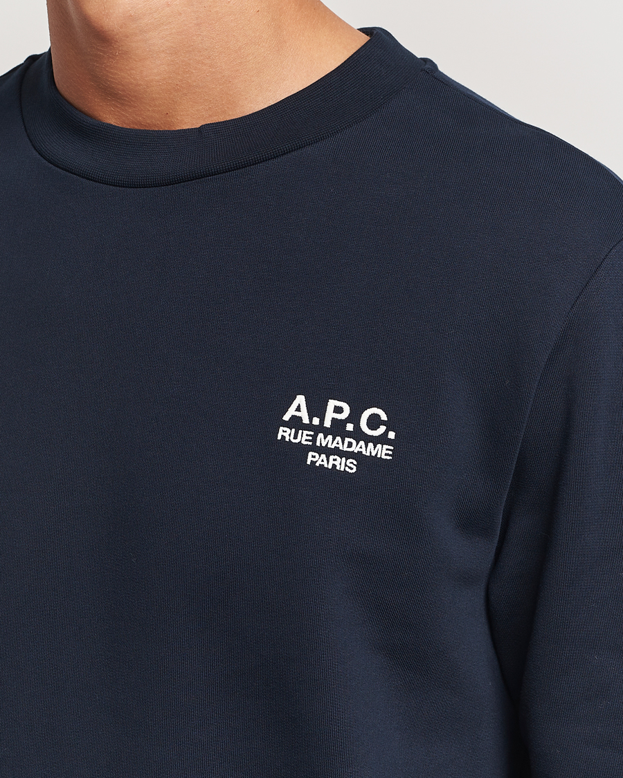 Herre | Trøjer | A.P.C. | Rue Madame Sweatshirt Dark Navy