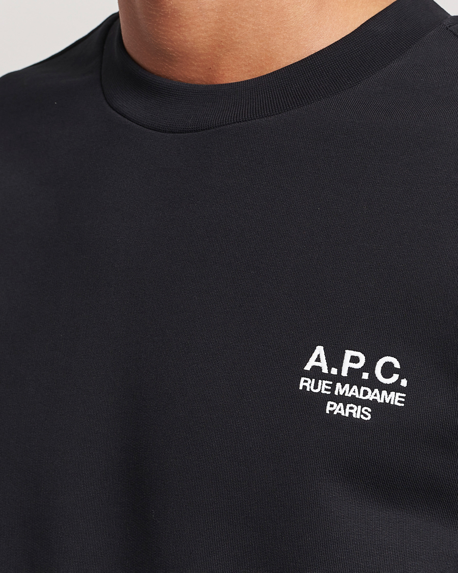 Herre | Trøjer | A.P.C. | Rue Madame Sweatshirt Black/White
