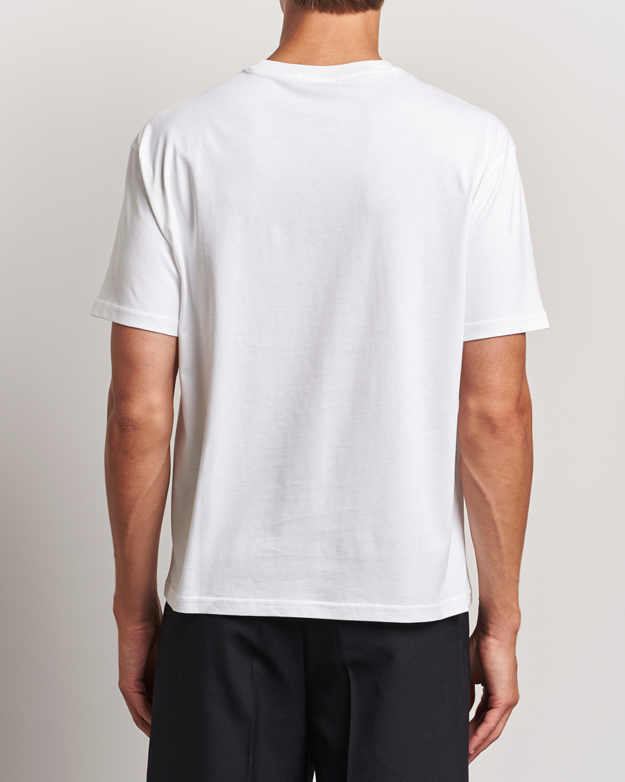 Herre | T-Shirts | A.P.C. | Boxy Micro Center Logo T-Shirt White