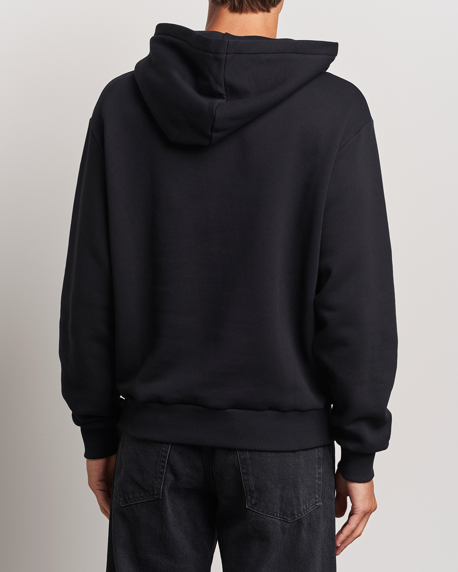 Herre | Trøjer | A.P.C. | Boxy Micro Center Logo Hoodie Black
