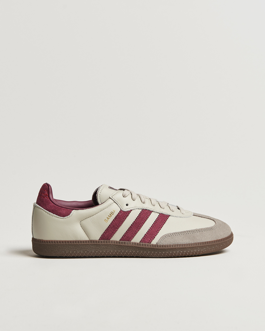 Herre | adidas Originals Samba Original Sneaker Beige/Wine | adidas Originals | Samba Original Sneaker Beige/Wine