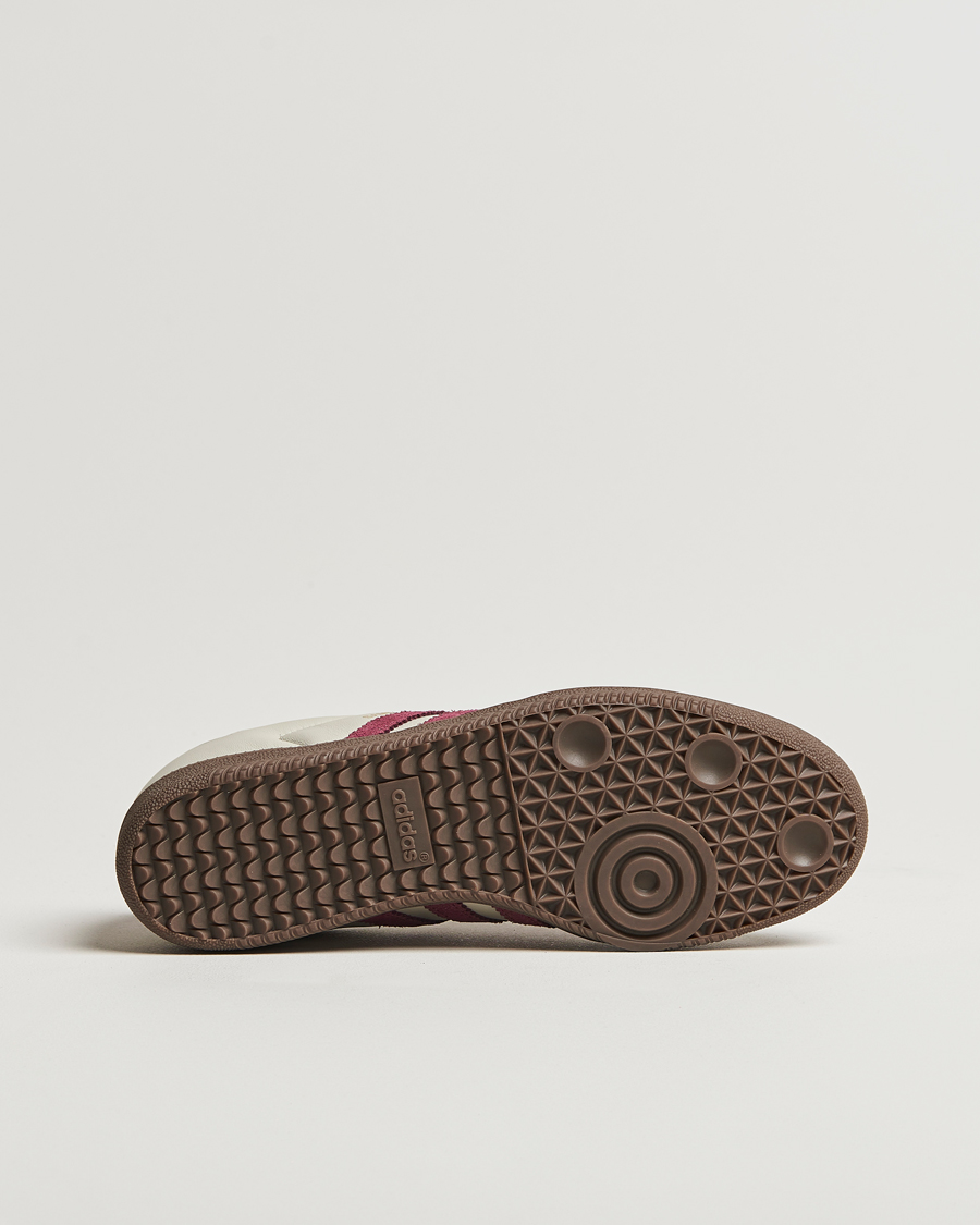 Herre | adidas Originals Samba Original Sneaker Beige/Wine | adidas Originals | Samba Original Sneaker Beige/Wine