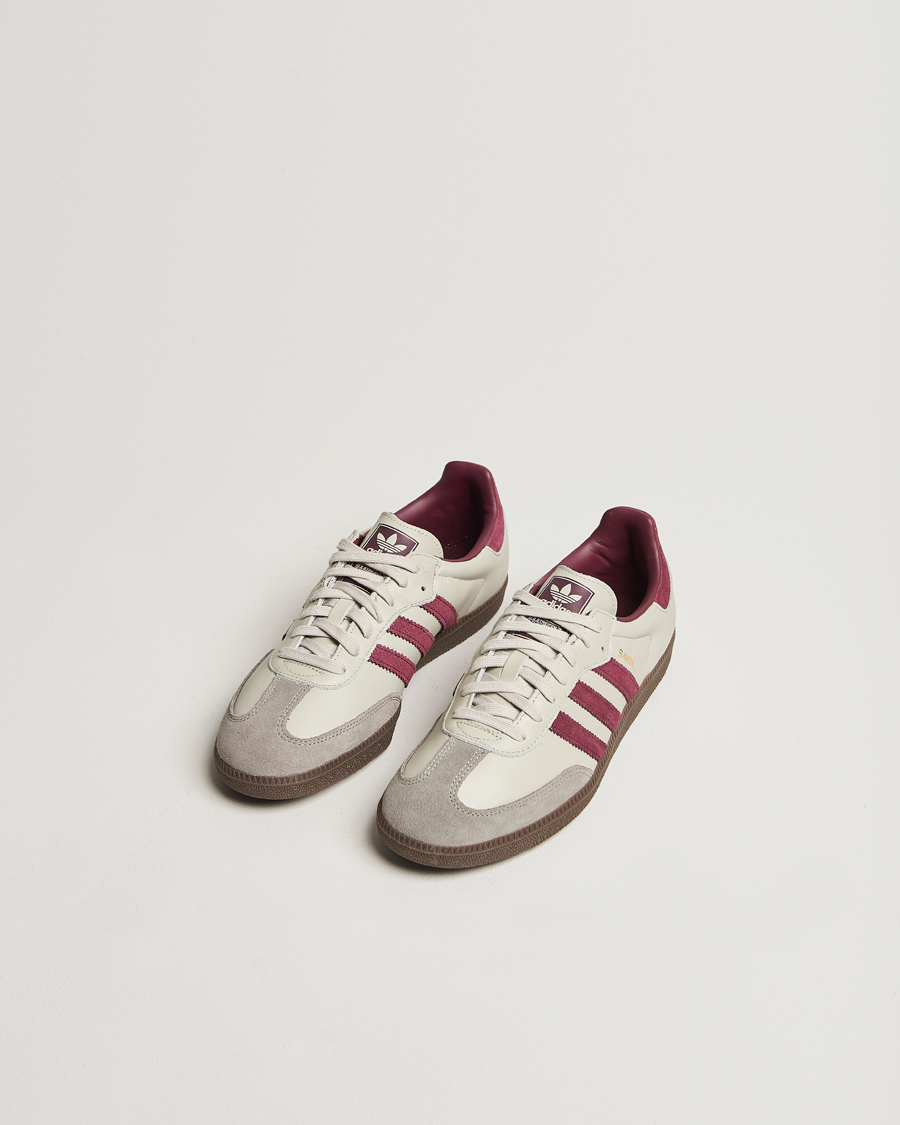 Herre | adidas Originals Samba Original Sneaker Beige/Wine | adidas Originals | Samba Original Sneaker Beige/Wine