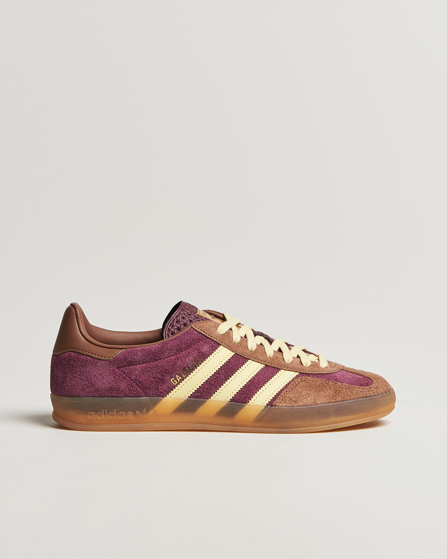Herre | adidas Originals Gazelle Indoor Two Tone Sneaker Burgundy | adidas Originals | Gazelle Indoor Two Tone Sneaker Burgundy